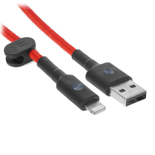 Купить Кабель круглый ZMI Lightning 8-pin - USB 2.0 Type-A красный 1.5 м  5099623. Характеристики, отзывы и цены в Донецке