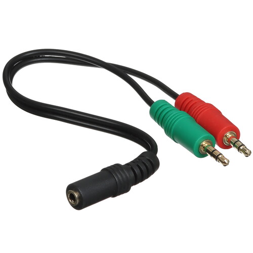 Купить Разветвитель   Telecom 3.5 mm jack - 3.5 mm jack x2 черный  5471365. Характеристики, отзывы и цены в Донецке