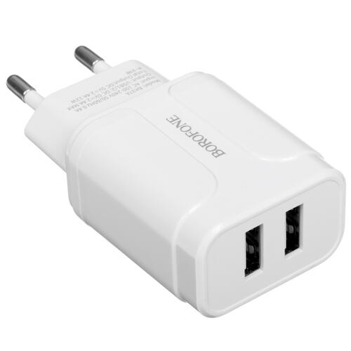 Купить Сетевое зарядное устройство Borofone BA37A Speedy белый  5367576. Характеристики, отзывы и цены в Донецке