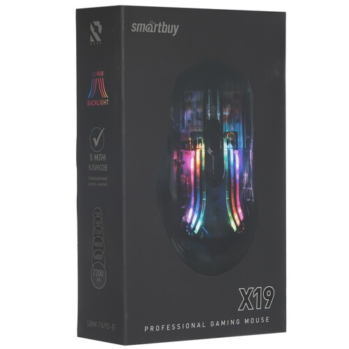 Купить Мышь проводная Smartbuy RUSH X19  9190281. Характеристики, отзывы и цены в Донецке