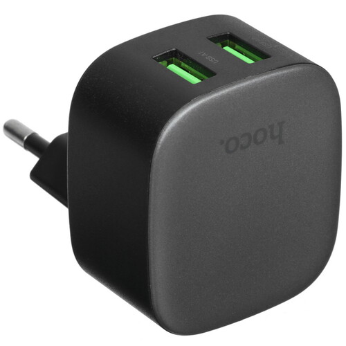 Купить Сетевое зарядное устройство Hoco CS34A черный  5474850. Характеристики, отзывы и цены в Донецке