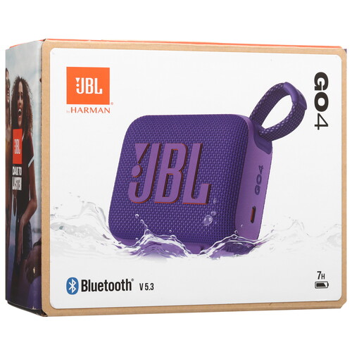 Купить Портативная колонка JBL GO 4, фиолетовый  5464035. Характеристики, отзывы и цены в Донецке