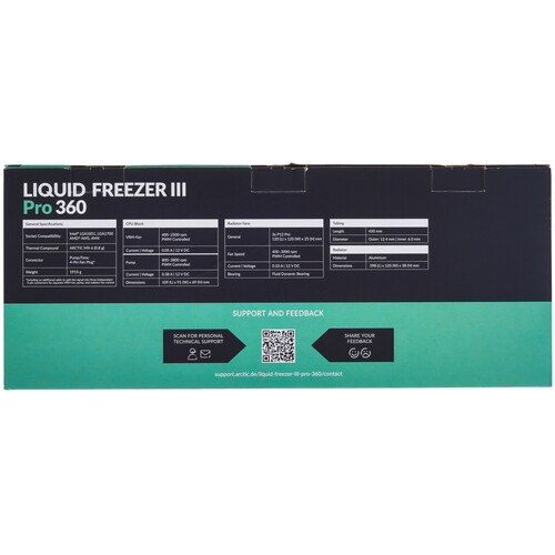 Купить Система охлаждения ARCTIC Liquid Freezer III Pro 360 черная  9271746. Характеристики, отзывы и цены в Донецке