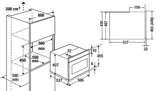 Купить Встраиваемая микроволновая печь Kuppersbusch CM 6330.0 S3 серебристый  8109105. Характеристики, отзывы и цены в Донецке