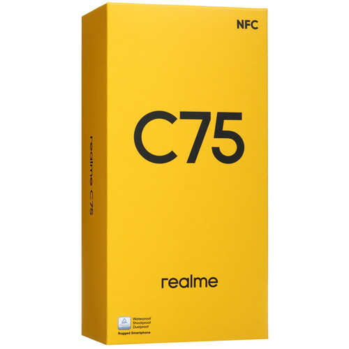 Купить 6.72" Смартфон realme C75 128 ГБ черный  5612588. Характеристики, отзывы и цены в Донецке