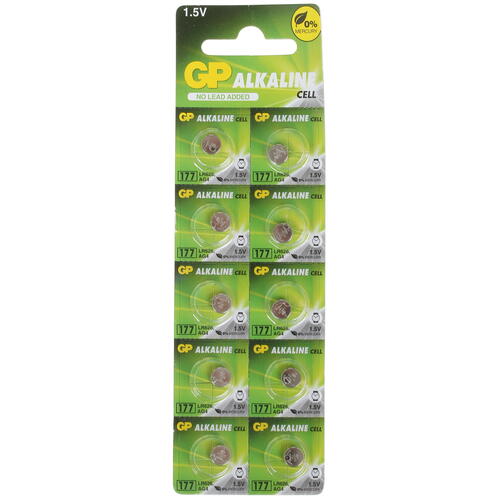 Купить Батарейка GP Alkaline плоская / LR66 (AG4/G4/LR626/377A/177)  1356951. Характеристики, отзывы и цены в Донецке