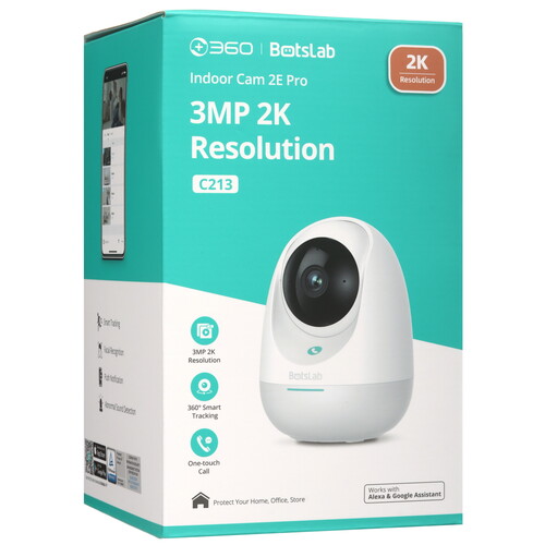 Купить IP-камера Botslab Indoor Cam 2E Pro C213  5454889. Характеристики, отзывы и цены в Донецке
