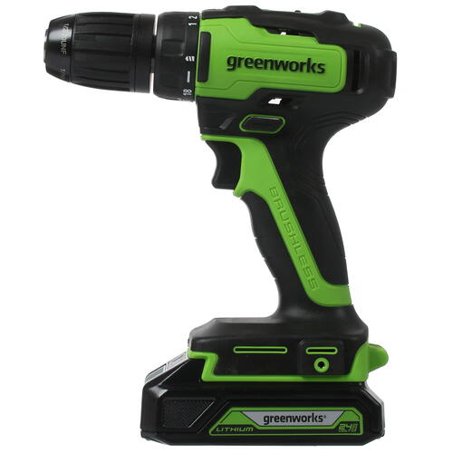 Купить Дрель-шуруповерт GreenWorks GD24DD35K2 24V  5346968. Характеристики, отзывы и цены в Донецке