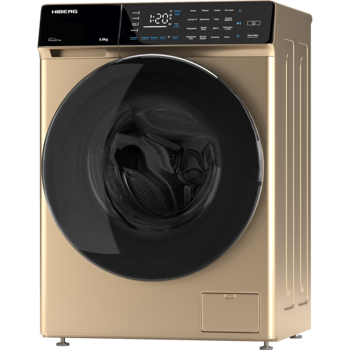 Купить Стиральная машина HIBERG i-DDQ9-812 G золотистый  9975387. Характеристики, отзывы и цены в Донецке