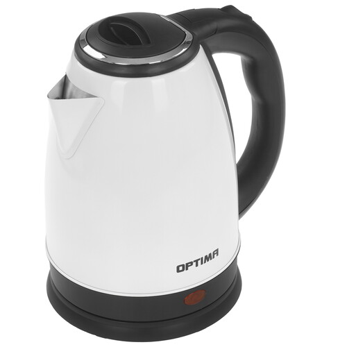 Купить Электрочайник OPTIMA EK-1808SS белый  9269564. Характеристики, отзывы и цены в Донецке