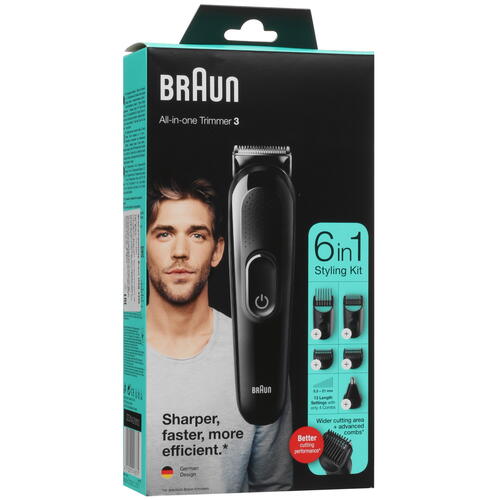 Купить Триммер Braun MGK3320 черный  5441297. Характеристики, отзывы и цены в Донецке