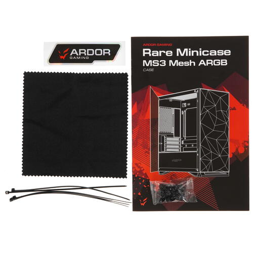Купить Корпус ARDOR GAMING Rare Minicase MS3 Mesh ARGB  черный  5083942. Характеристики, отзывы и цены в Донецке