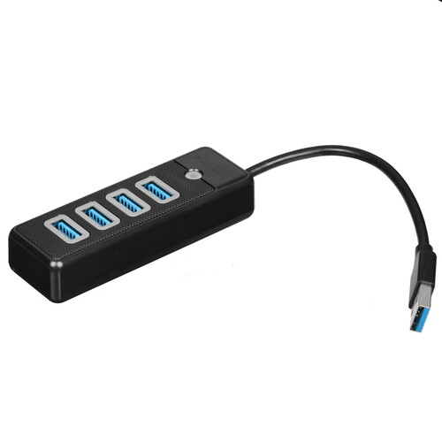 Купить USB-разветвитель ORICO PW4U-U3-015-BK-EP  5471172. Характеристики, отзывы и цены в Донецке