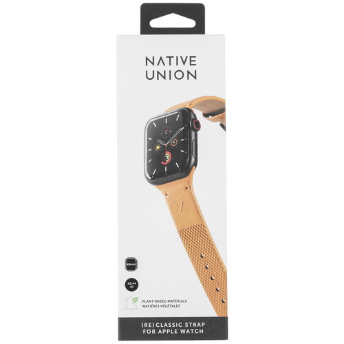 Купить Ремешок Native Union для Apple Watch 42/ 44/ 45mm коричневый/бежевый  5460526. Характеристики, отзывы и цены в Донецке