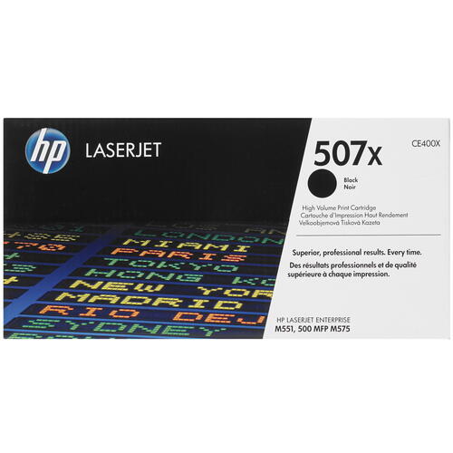 Купить Картридж лазерный HP 507X (CE400X) черный, с чипом  0158341. Характеристики, отзывы и цены в Донецке