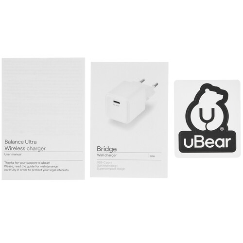 Купить Беспроводное зарядное устройство uBear Balance Ultra серый  9268170. Характеристики, отзывы и цены в Донецке
