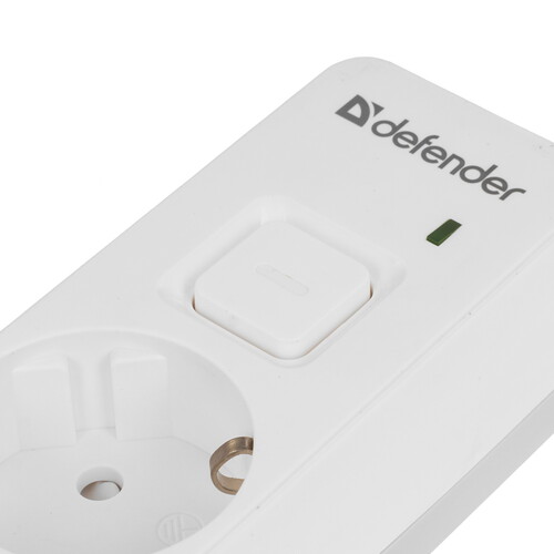 Купить Сетевой фильтр Defender DFS 143 белый  9232771. Характеристики, отзывы и цены в Донецке