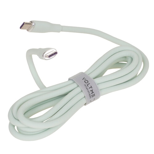 Купить Кабель круглый VOLTME USB Type-C - USB Type-C зеленый 1.8 м  9210973. Характеристики, отзывы и цены в Донецке