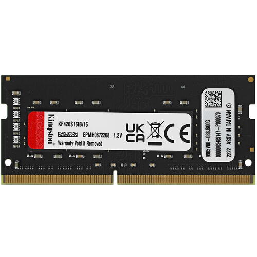 Купить Оперативная память SODIMM Kingston FURY Impact [KF426S16IB/16] 16 ГБ  5053736. Характеристики, отзывы и цены в Донецке