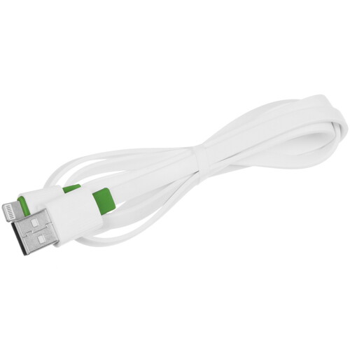 Купить Кабель плоский Borofone Lightning 8-pin - USB 2.0 Type-A зеленый 1 м  5475111. Характеристики, отзывы и цены в Донецке