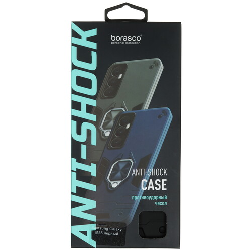 Купить Накладка  BoraSCO Anti-Shok Case для Samsung Galaxy M55 черный  5612814. Характеристики, отзывы и цены в Донецке