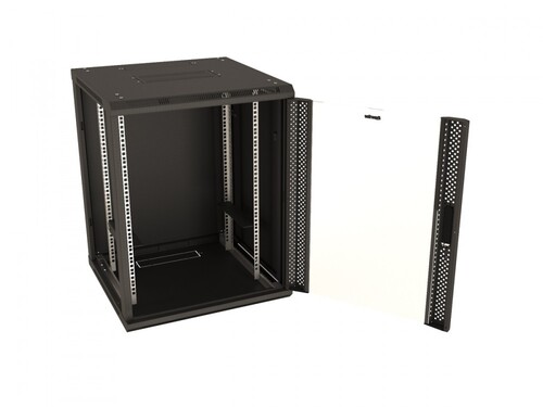 Купить Шкаф коммутационный Hyperline TWB-2766-GP-RAL9004  8193862. Характеристики, отзывы и цены в Донецке