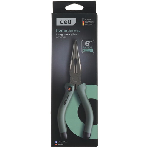 Купить Длинногубцы Deli Home Series Green HT2106L  9308404. Характеристики, отзывы и цены в Донецке