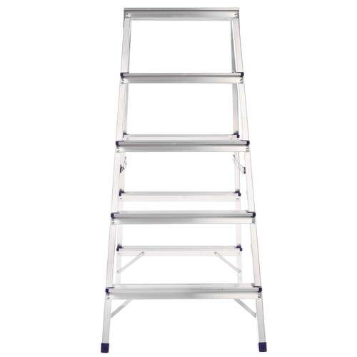 Купить Стремянка двухсекционная Алюмет AD7205  8164645. Характеристики, отзывы и цены в Донецке