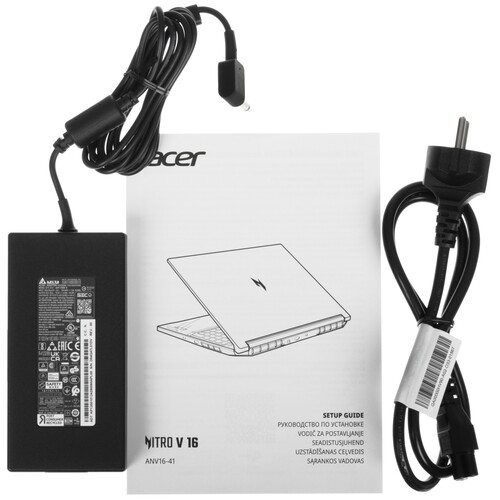 Купить 16" Ноутбук Acer Nitro V 16 ANV16-41-R7HN черный  5626139. Характеристики, отзывы и цены в Донецке