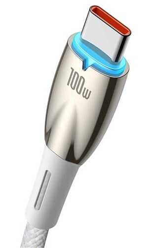 Купить Кабель круглый Baseus USB Type-C - USB 2.0 Type-A белый 1 м  9167118. Характеристики, отзывы и цены в Донецке