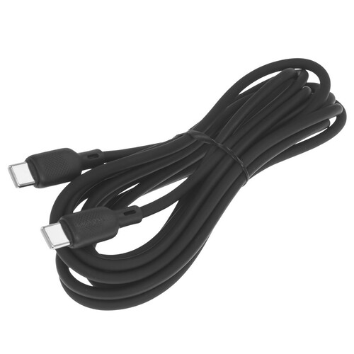 Купить Кабель круглый Borofone USB Type-C - USB Type-C черный 3 м  9244376. Характеристики, отзывы и цены в Донецке