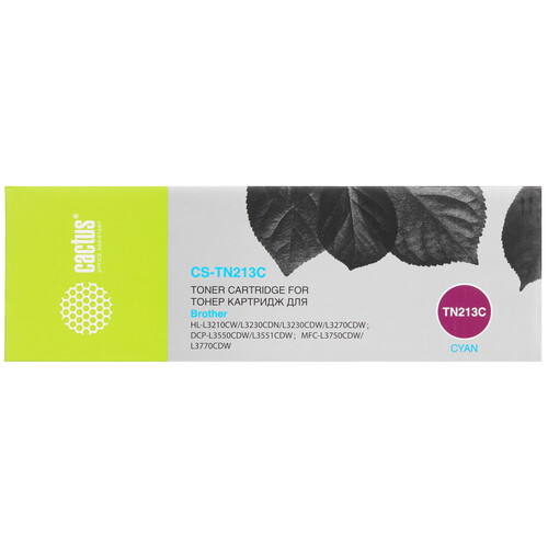 Купить Картридж лазерный Cactus CS-TN213C голубой, с чипом  5303743. Характеристики, отзывы и цены в Донецке