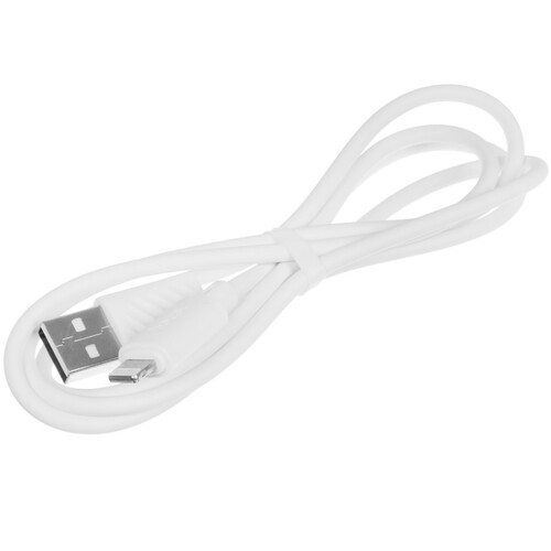 Купить Кабель круглый Hoco Lightning 8-pin - USB 2.0 Type-A белый 1 м  5475135. Характеристики, отзывы и цены в Донецке
