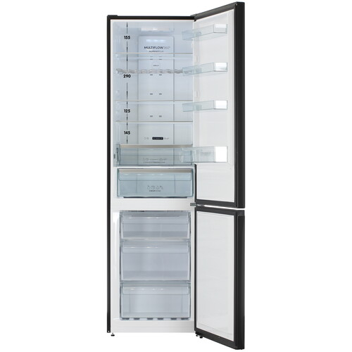 Купить Холодильник с морозильником   Gorenje NRK620EABXL4 черный  5351642. Характеристики, отзывы и цены в Донецке