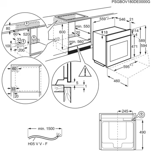 Купить Электрический духовой шкаф Electrolux KOEBP39WX серебристый  9155242. Характеристики, отзывы и цены в Донецке