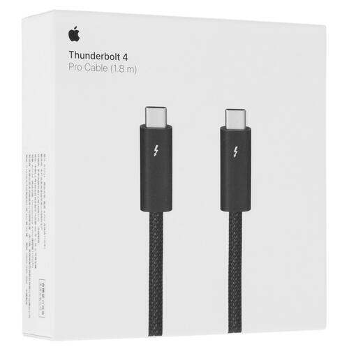 Купить Кабель круглый Apple Thunderbolt 4 (USB Type-C) - Thunderbolt 4 (USB Type-C) черный 1.8 м  5406488. Характеристики, отзывы и цены в Донецке