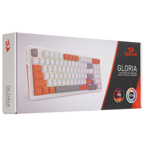 Купить Клавиатура  проводная Redragon Gloria  9230490. Характеристики, отзывы и цены в Донецке