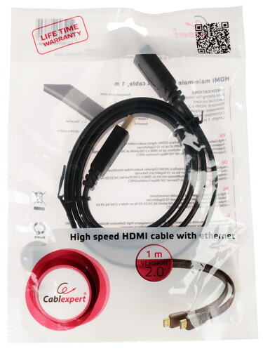 Купить Кабель  Cablexpert HDMI - HDMI, 1 м  1084556. Характеристики, отзывы и цены в Донецке