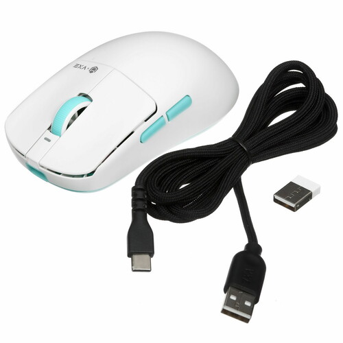 Купить Мышь беспроводная/проводная Red Square IO x VXE R1 SE+  белый  5444937. Характеристики, отзывы и цены в Донецке