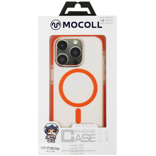 Купить Накладка  MOCOLL Jelly Series для Apple iPhone 15 Pro оранжевый/прозрачный  5466689. Характеристики, отзывы и цены в Донецке
