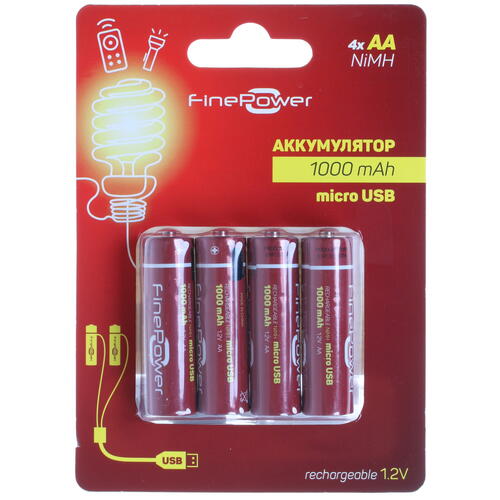 Купить Аккумулятор FinePower KT-3111 1000 мА*ч  1383476. Характеристики, отзывы и цены в Донецке