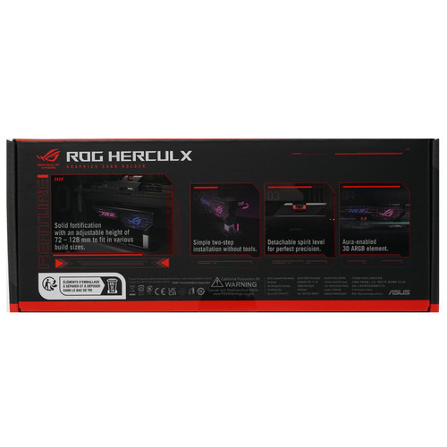 Купить Подставка для видеокарты ASUS XH01 ROG Herculx черный [90DA0020-B09000]  5431884. Характеристики, отзывы и цены в Донецке