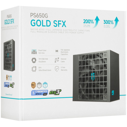 Купить Блок питания Gamer Storm SFX 4.1 PS650G [R-PS650G-FE0B-WGEU] черный  5682359. Характеристики, отзывы и цены в Донецке