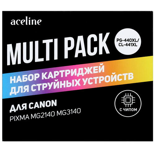 Купить Набор картриджей Aceline NC-PG440XL/CL441XL многоцветный, черный  5028648. Характеристики, отзывы и цены в Донецке