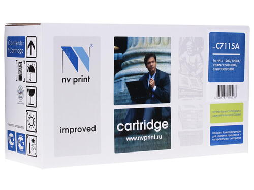 Купить Картридж лазерный NV-Print HP C7115A черный  0136561. Характеристики, отзывы и цены в Донецке