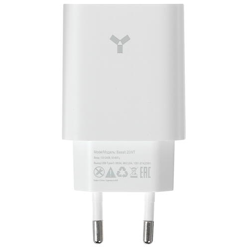 Купить Сетевое зарядное устройство Accesstyle Basalt 20WT белый  5073530. Характеристики, отзывы и цены в Донецке