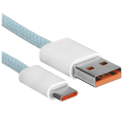 Купить Кабель круглый Baseus USB Type-C - USB 2.0 Type-A голубой 2 м  9260676. Характеристики, отзывы и цены в Донецке