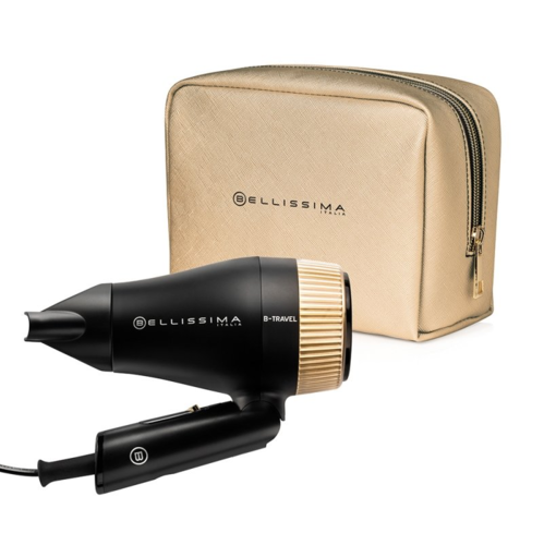 Купить Фен Bellissima B-TRAVEL черный/золотистый  9121931. Характеристики, отзывы и цены в Донецке