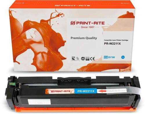 Купить Картридж лазерный Print-Rite W2211X голубой  9932867. Характеристики, отзывы и цены в Донецке