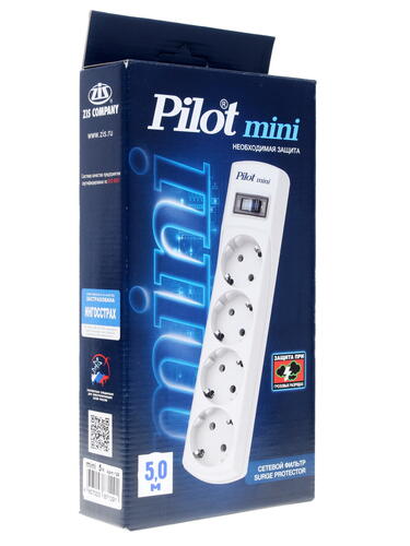 Купить Сетевой фильтр Pilot Mini белый  1250726. Характеристики, отзывы и цены в Донецке